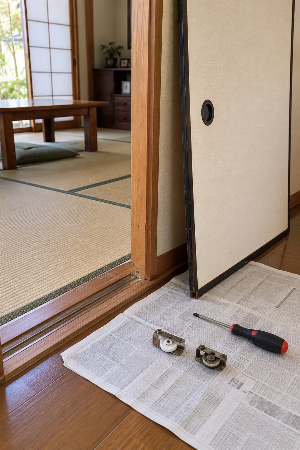 小さな住まいの修繕の支援風景