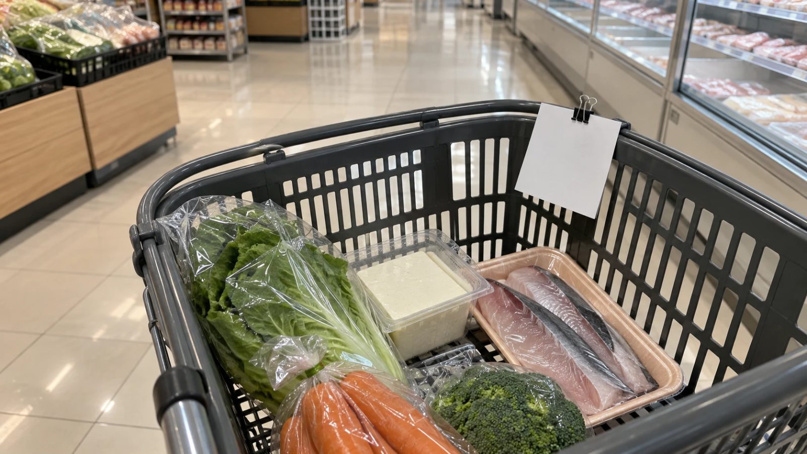 名古屋で高齢者の買い物に付き添うスタッフ